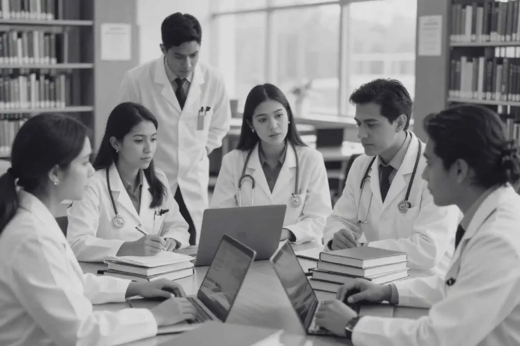 Médicos extranjeros evaluando requisitos para homologación médica en Alemania