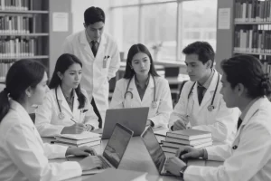 Médicos extranjeros evaluando requisitos para homologación médica en Alemania